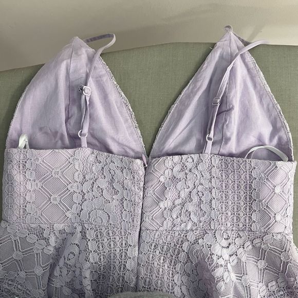 Lulu’s Endless Romance Lavender Ruffled Midi Dress size xs - Picture 10 of 14